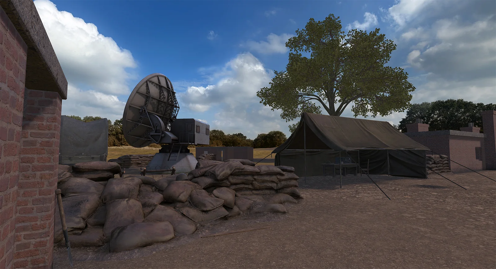 XR reconstruction of the Trimunt radar station
